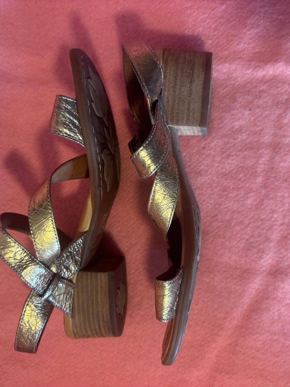 Born thick gold sandals - greek style